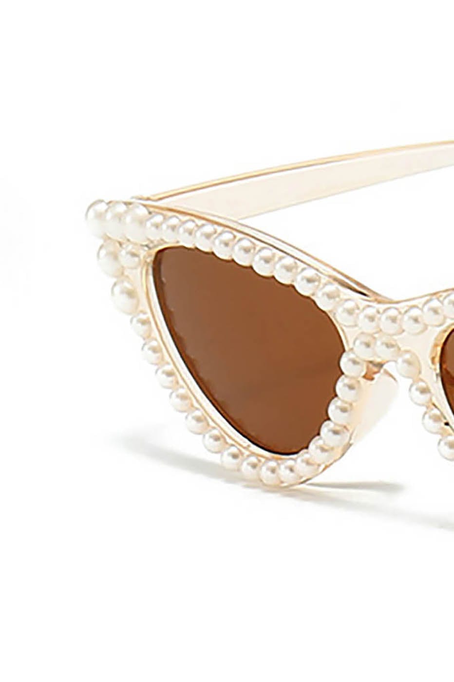 DAMAGE ASIA OPTICALS Pearl-Embellished Cat-Eye Sunglasses