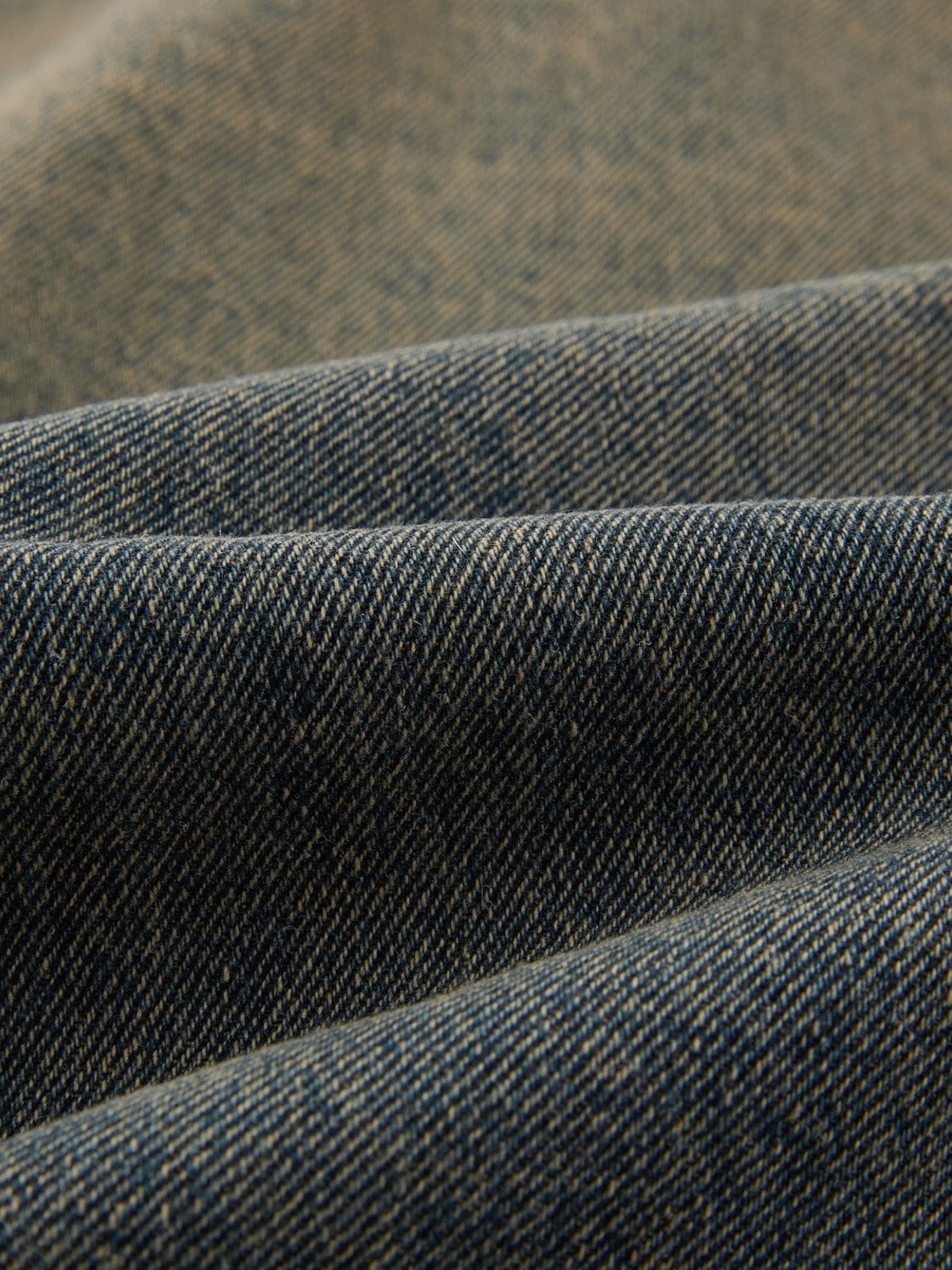 BONELESS Washed Spliced Denim Jacket