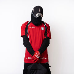FVVO Retro Contrast Spliced Racing T-Shirt