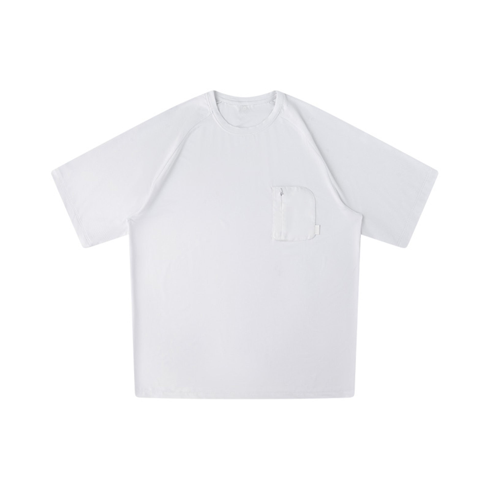 ENSHADOWER Modern Minimal Zipper Pocket T-Shirt