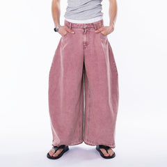 ASSEEN Washed Balloon Oversized Jeans