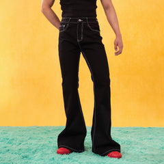 CLP Retro Stitch Ribbon Flared Jeans