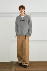 KREATE Toggle Button Knit Cardigan