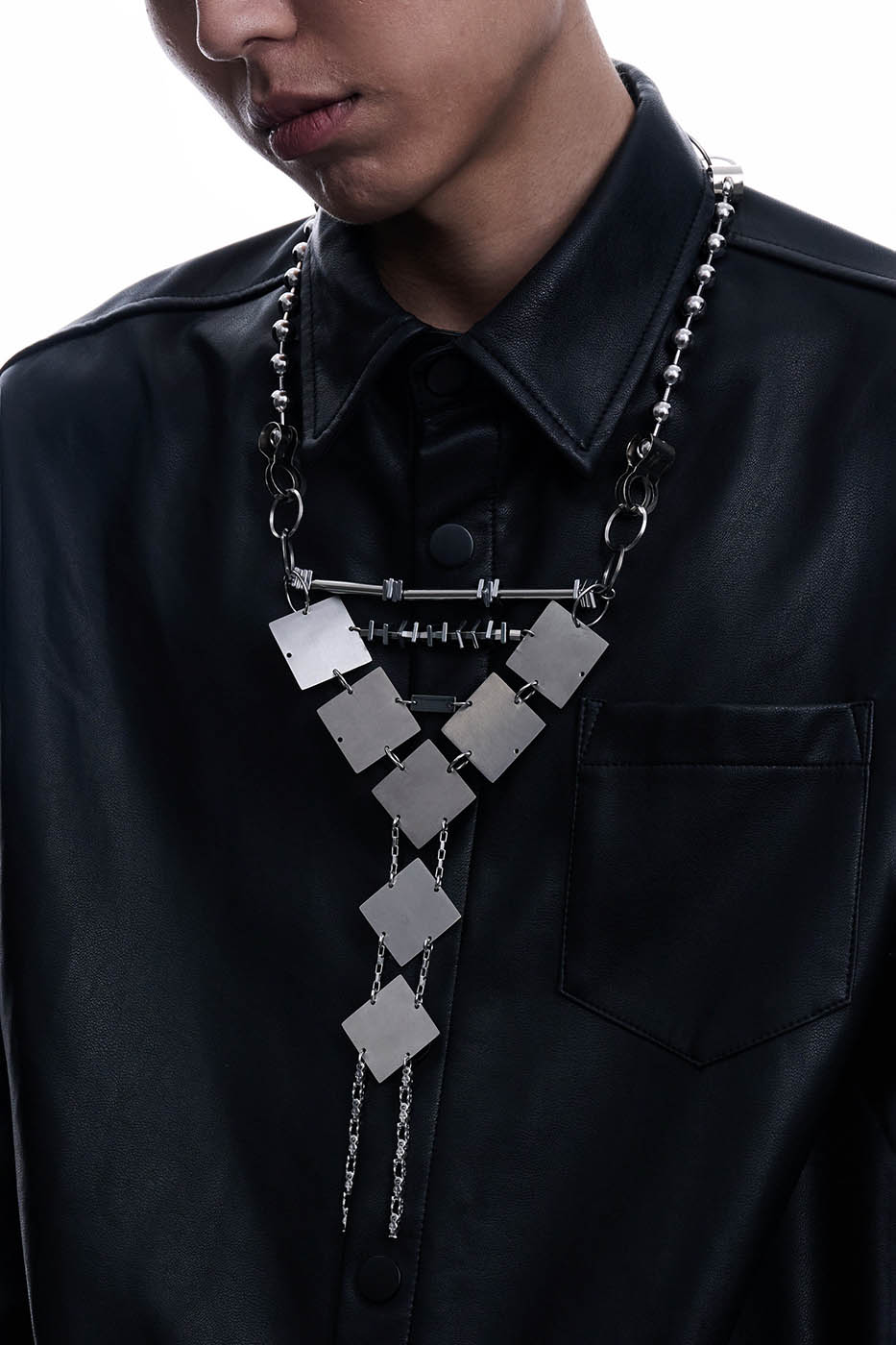 ILLUSORY Cyborg Metallic Tie