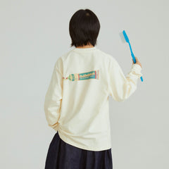 ONADAILYBASIS Toothbrush & Toothpaste Graphic Long-Sleeve Tee