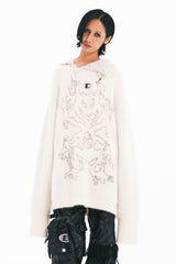 EMBRYO Devil Mohair Bone Turtleneck Sweater