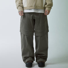 F2CE Modern Deconstructed Double-Knee Rivet Pants