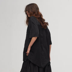 ILNya Nieternite Nifutur Dark Angel Paneled Half Shirt
