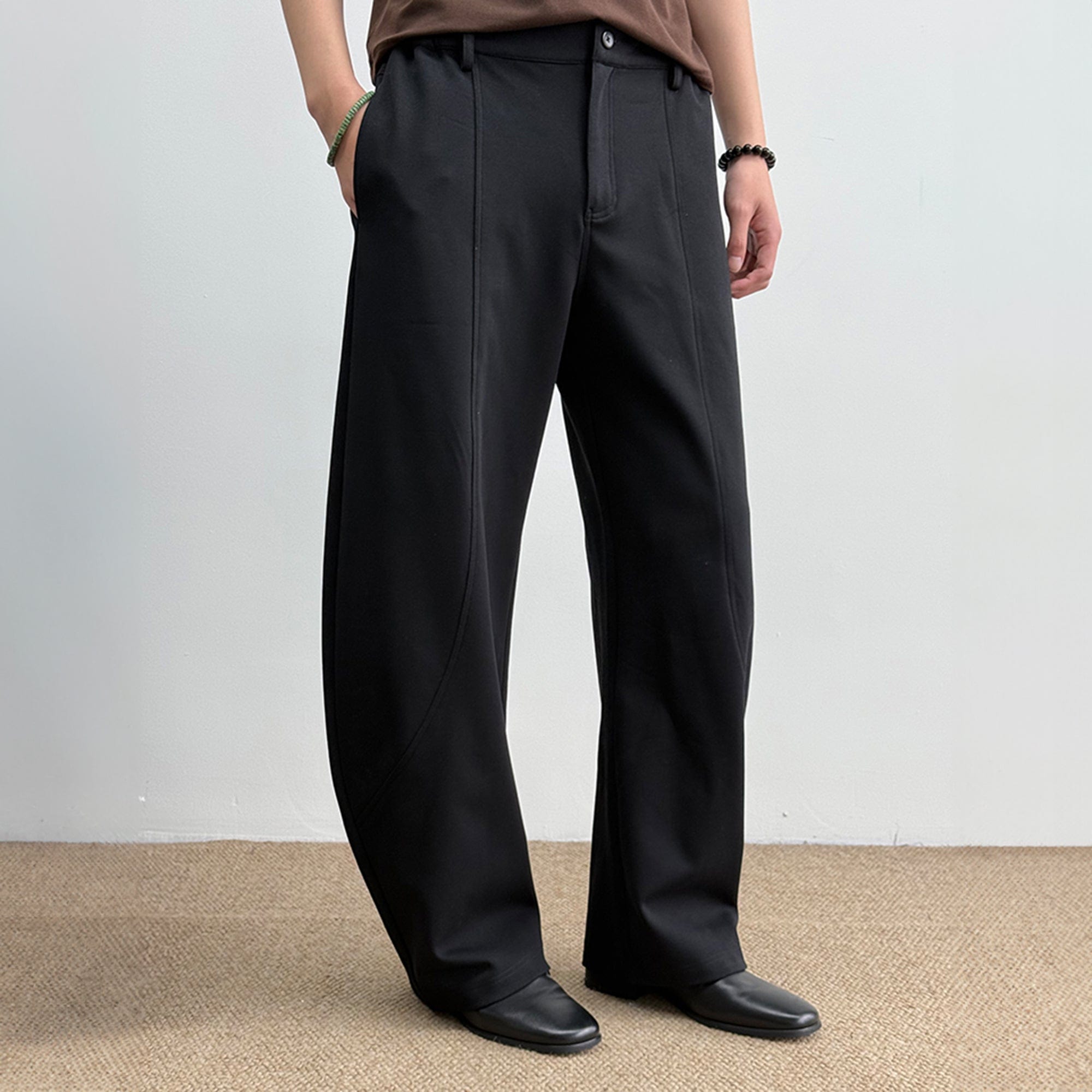 KREATE Curved-Spliced Sorona Quick-Dry Sweatpants