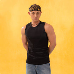 CLP Distressed Ribbed Tank Top