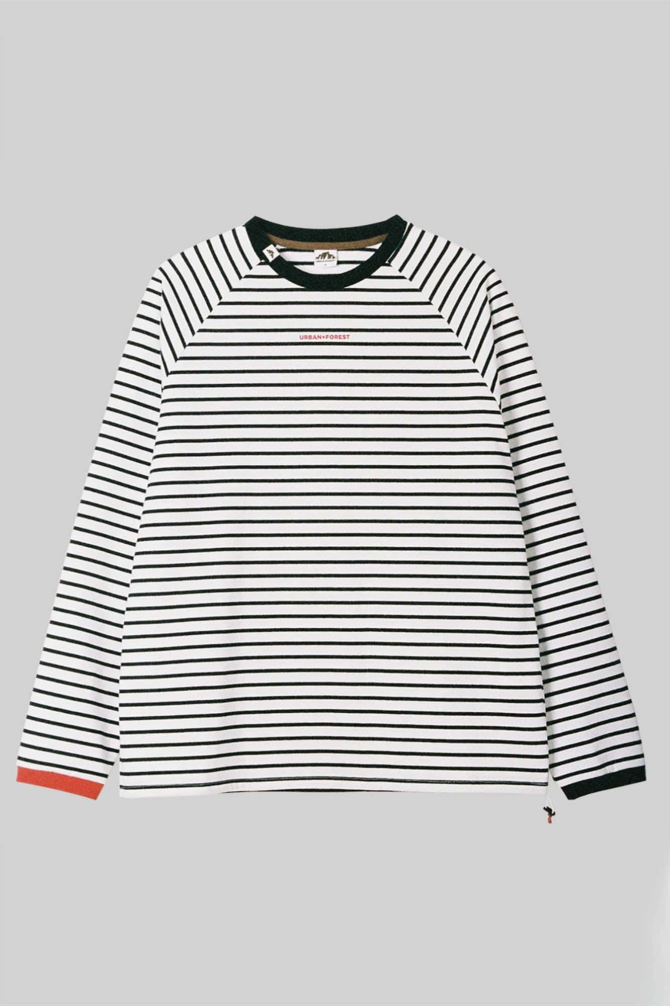 URBAN+FOREST Striped Raglan Long-Sleeve Tee