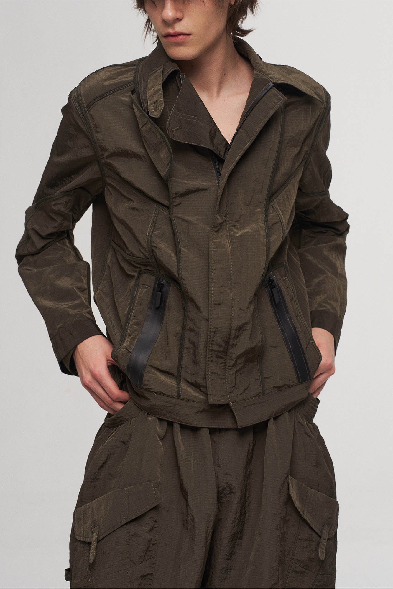 ILNya Nieternite Nifutur Utility Seam-Paneled Reversible Jacket