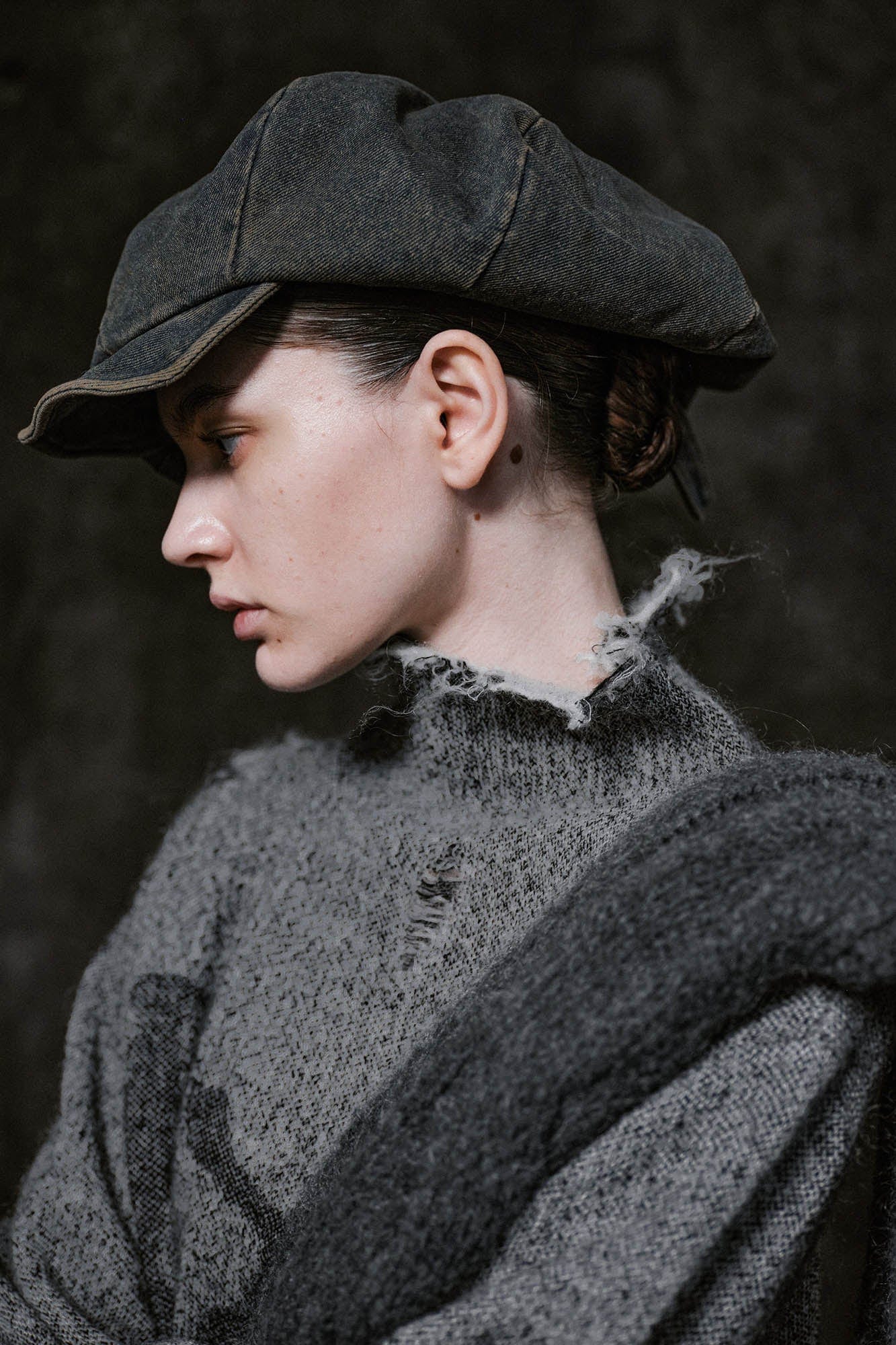 ILNya Nieternite Nifutur Retro Washed Newsboy Cap