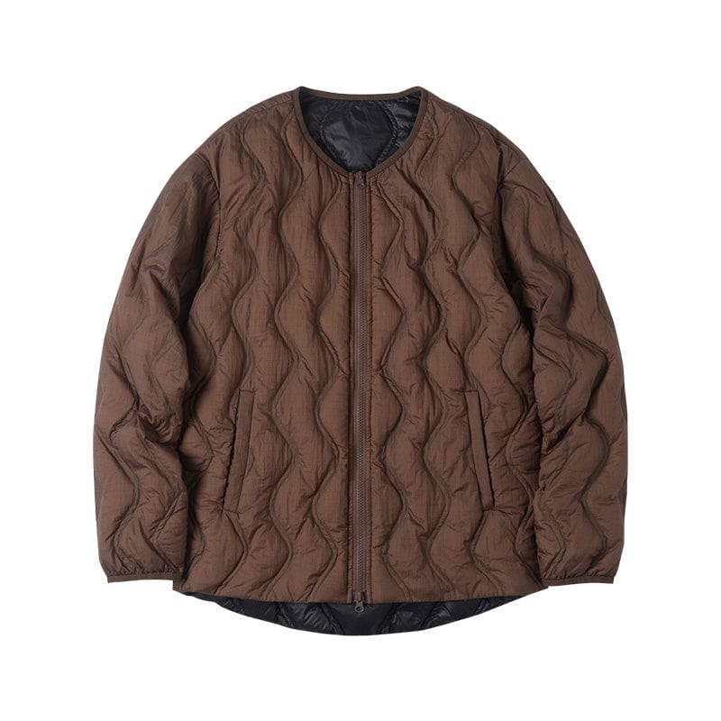 ENSHADOWER Wave Line Texture Light Down Jacket