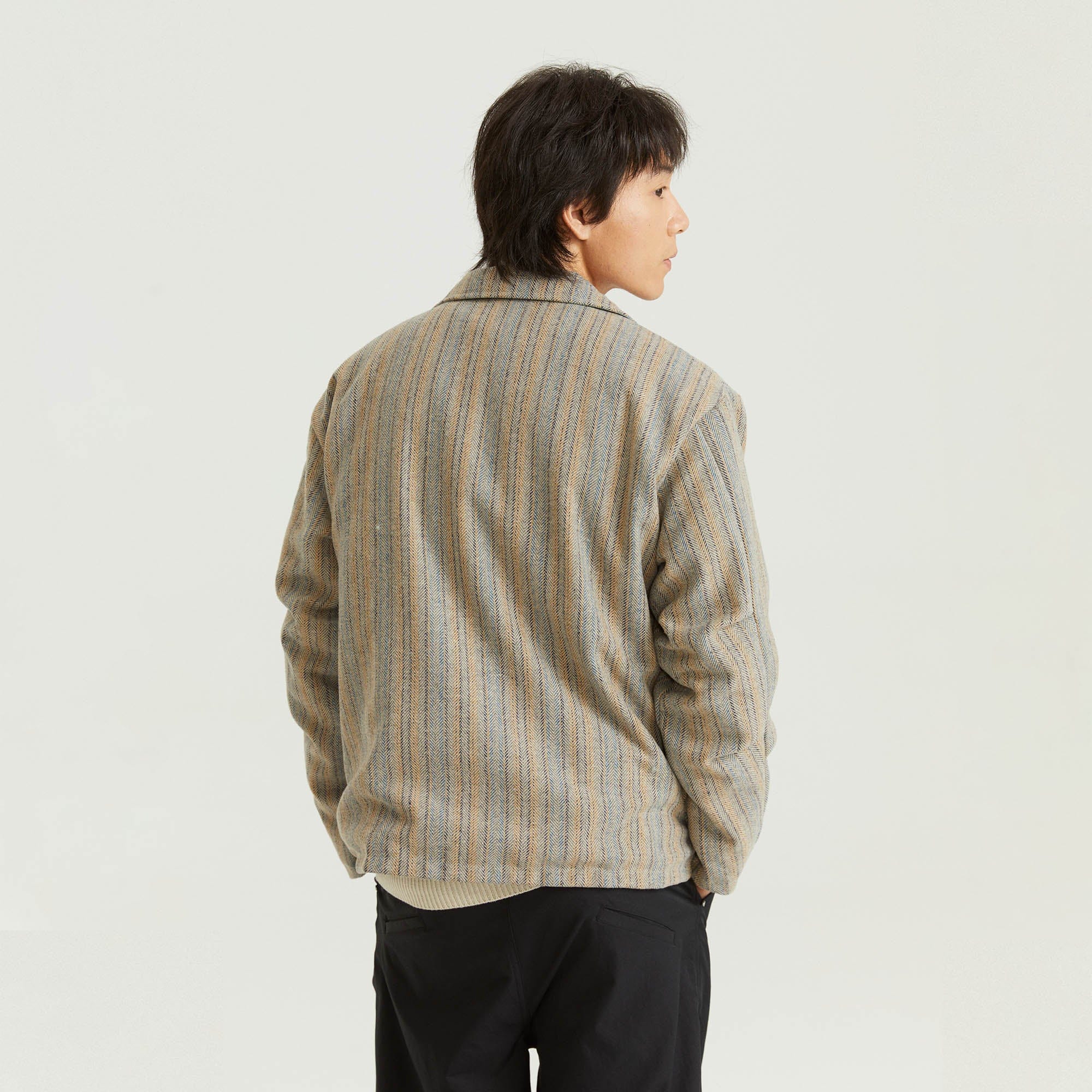 ONADAILYBASIS Reversible Utility & Herringbone Wool-Blend Jacket
