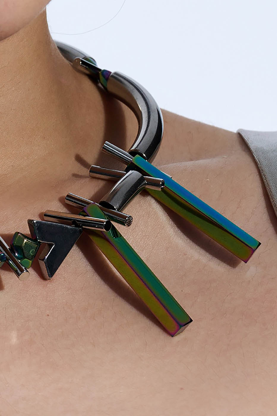 ILLUSORY Geometrical Planetary Beaded Necklace