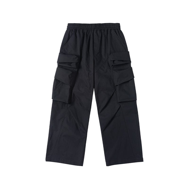 ENSHADOWER Big Pockets Crinkled Oversized Cargo Pants