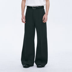 CATSSTAC Classic Pinstripe Wide-Leg Pants