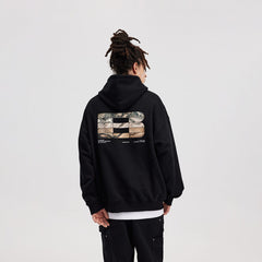 BONELESS FW23 LOGO Textures Graphics Hoodie