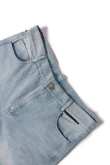 RELABEL Washed Puddled Wide-Leg Jeans