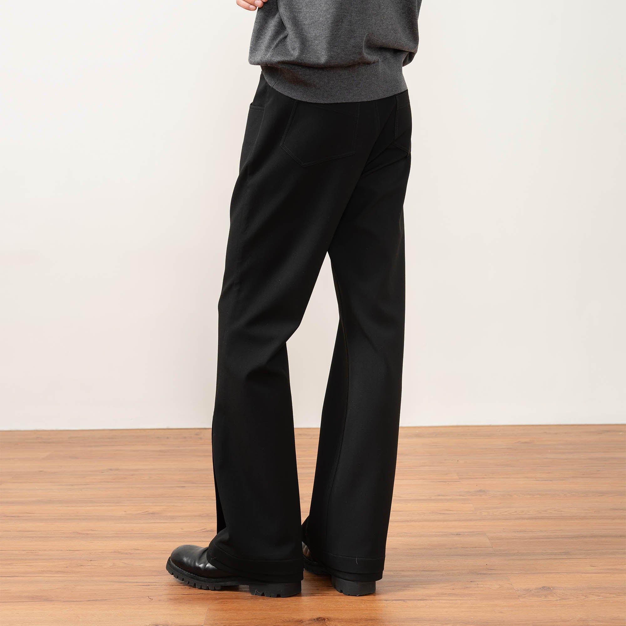 MOITIEDEPETALE Essential Layered Flared Trousers
