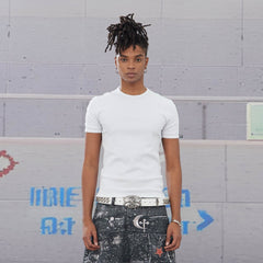 DND4DES Essential Ribbed Slim-Fit T-Shirt