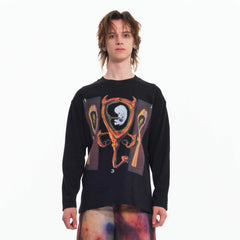 EMBRYO Cave Cross Graphics Long-Sleeve Tee