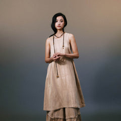 1997 POSTOFFICE Sleeveless Botanical Dye Dress