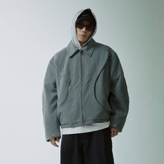 F2CE Deconstructed Layered Zip-Up Jacket