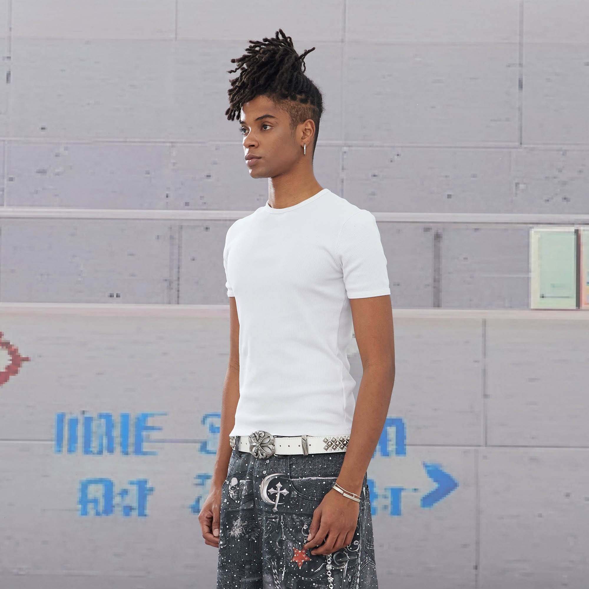 DND4DES Essential Ribbed Slim-Fit T-Shirt