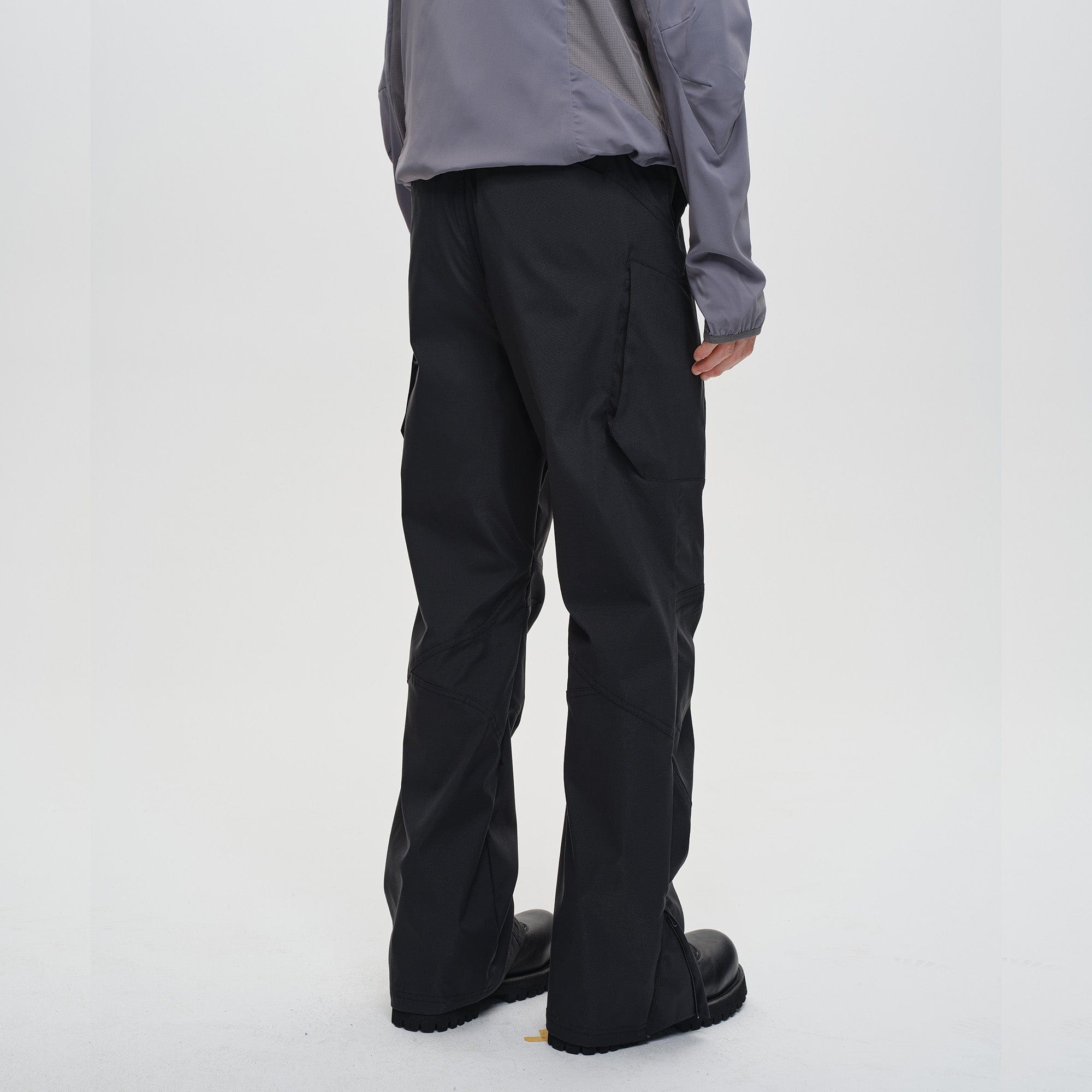 CATSSTAC Tech Paneled Zipper Pockets Elastic Waist Pants