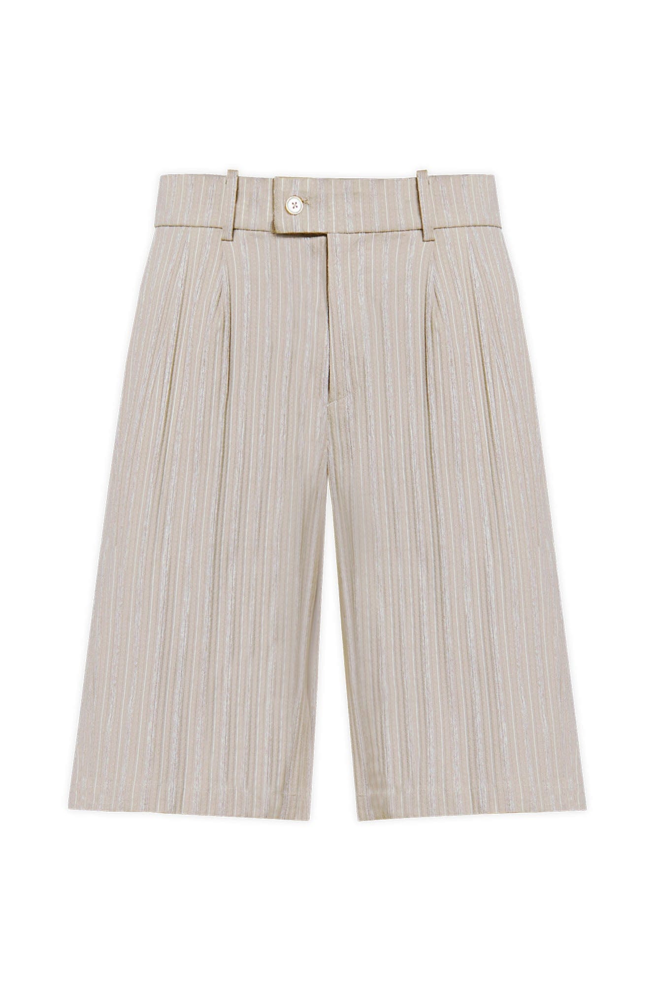 OIPWORD Striped Crinkled Shorts