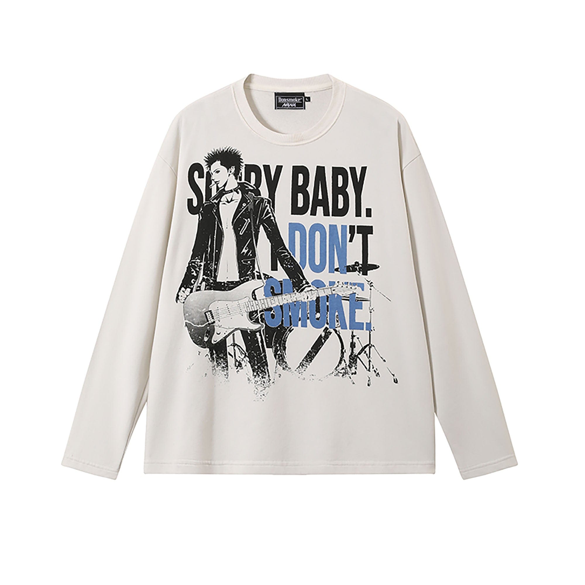 DONSMOKE×NANA Punk Band Graphic Long-Sleeve Tee