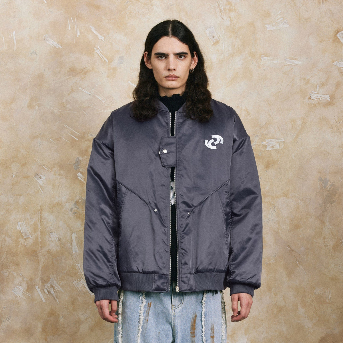 OVDY Modern Big-pocket Cotton-Padded Baseball Jacket