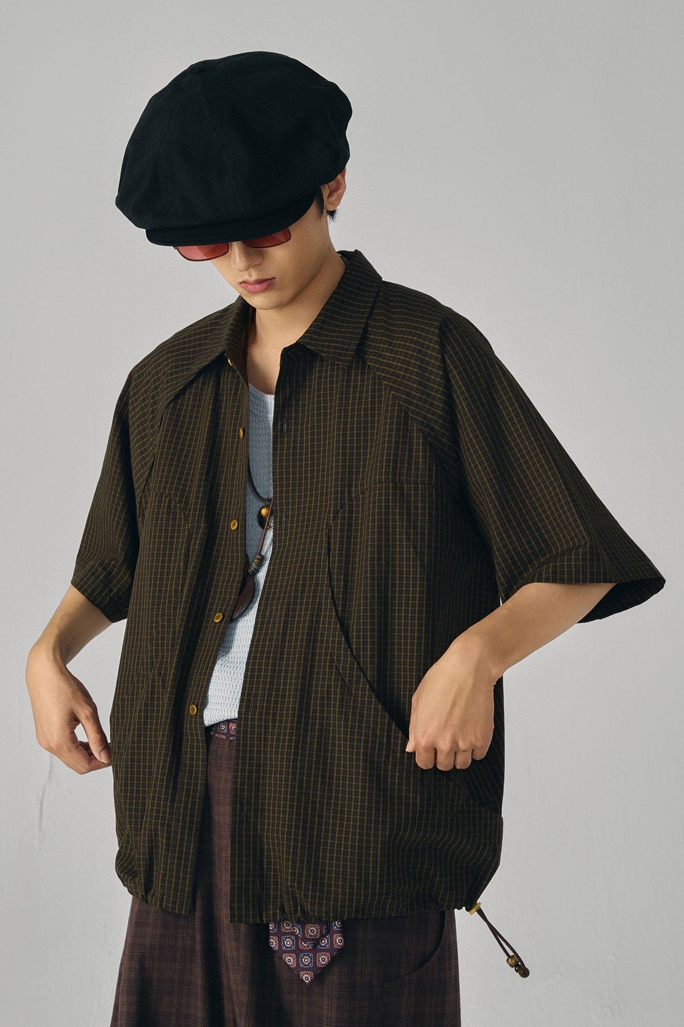 GONGHE REPUB Retro Washed Octagonal Hat