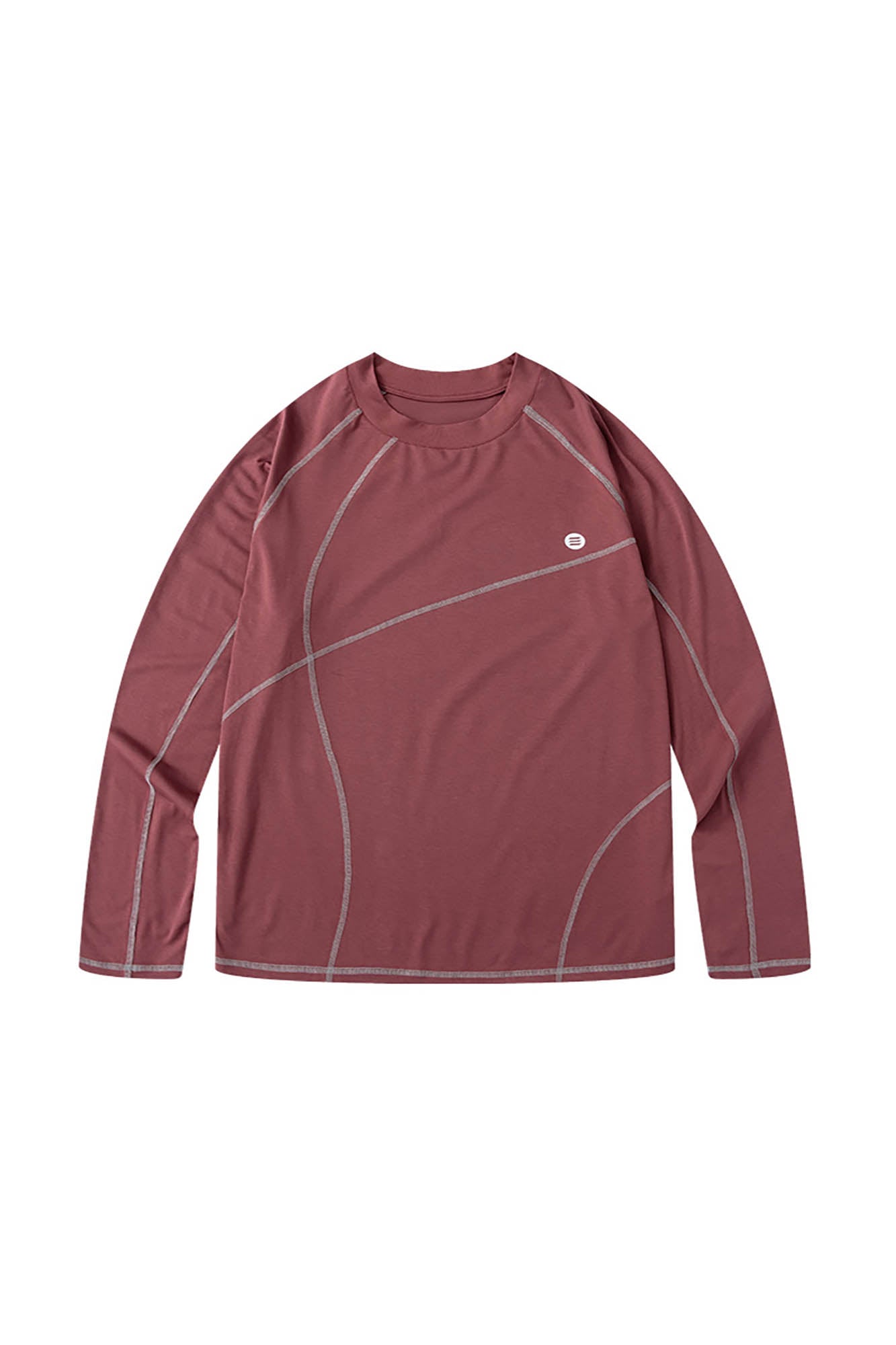 ENSHADOWER Asymmetrical Stitch Quick-Dry Long-Sleeve Tee