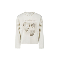 ESAIAS Distressed Stele Long Sleeve Tee