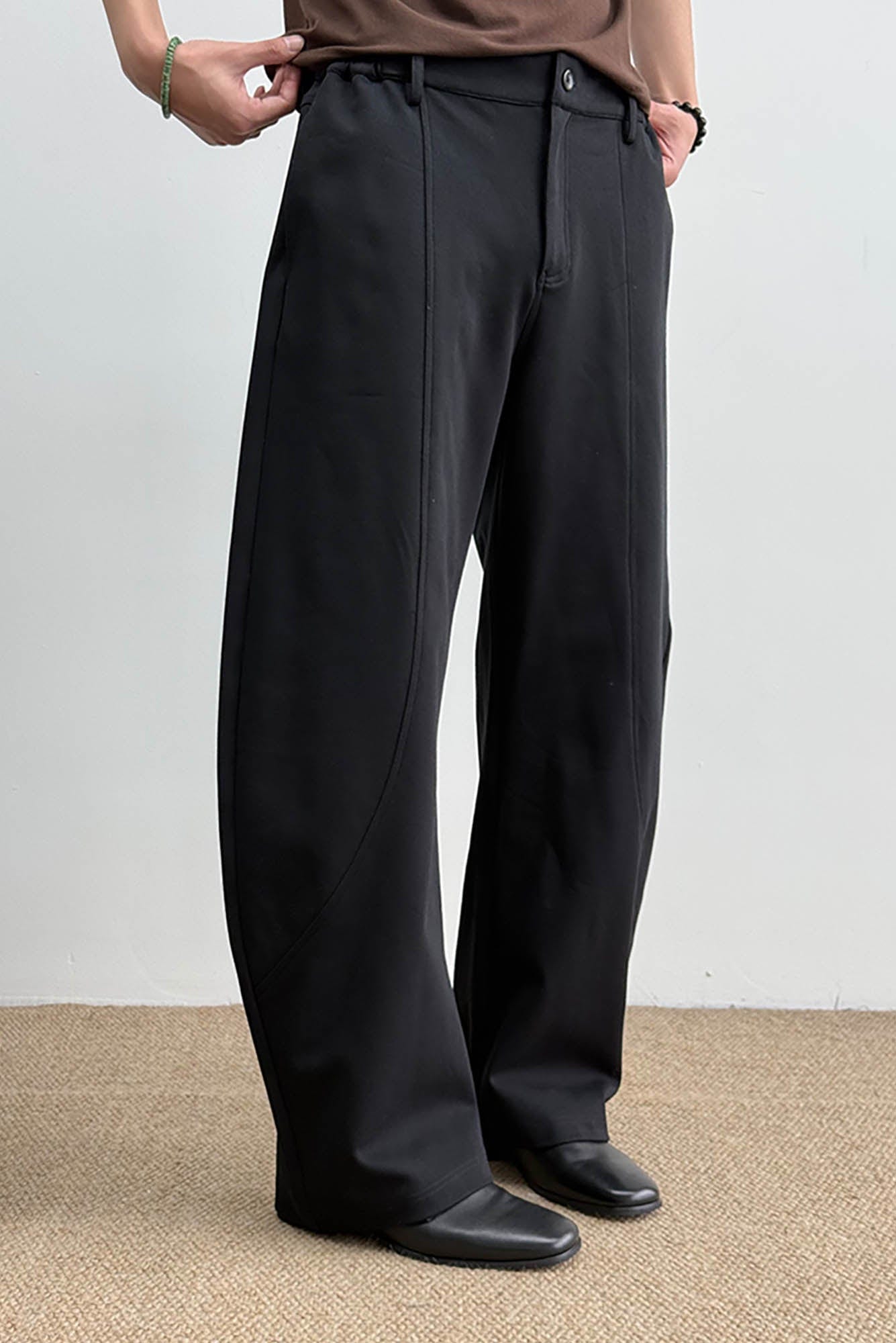 KREATE Curved-Spliced Sorona Quick-Dry Sweatpants