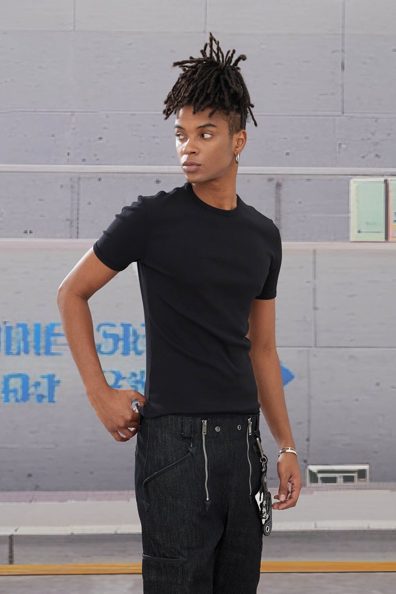 DND4DES Essential Ribbed Slim-Fit T-Shirt