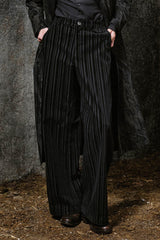 ILNya Nieternite Nifutur Corduroy Stripe Straight-Leg Trousers
