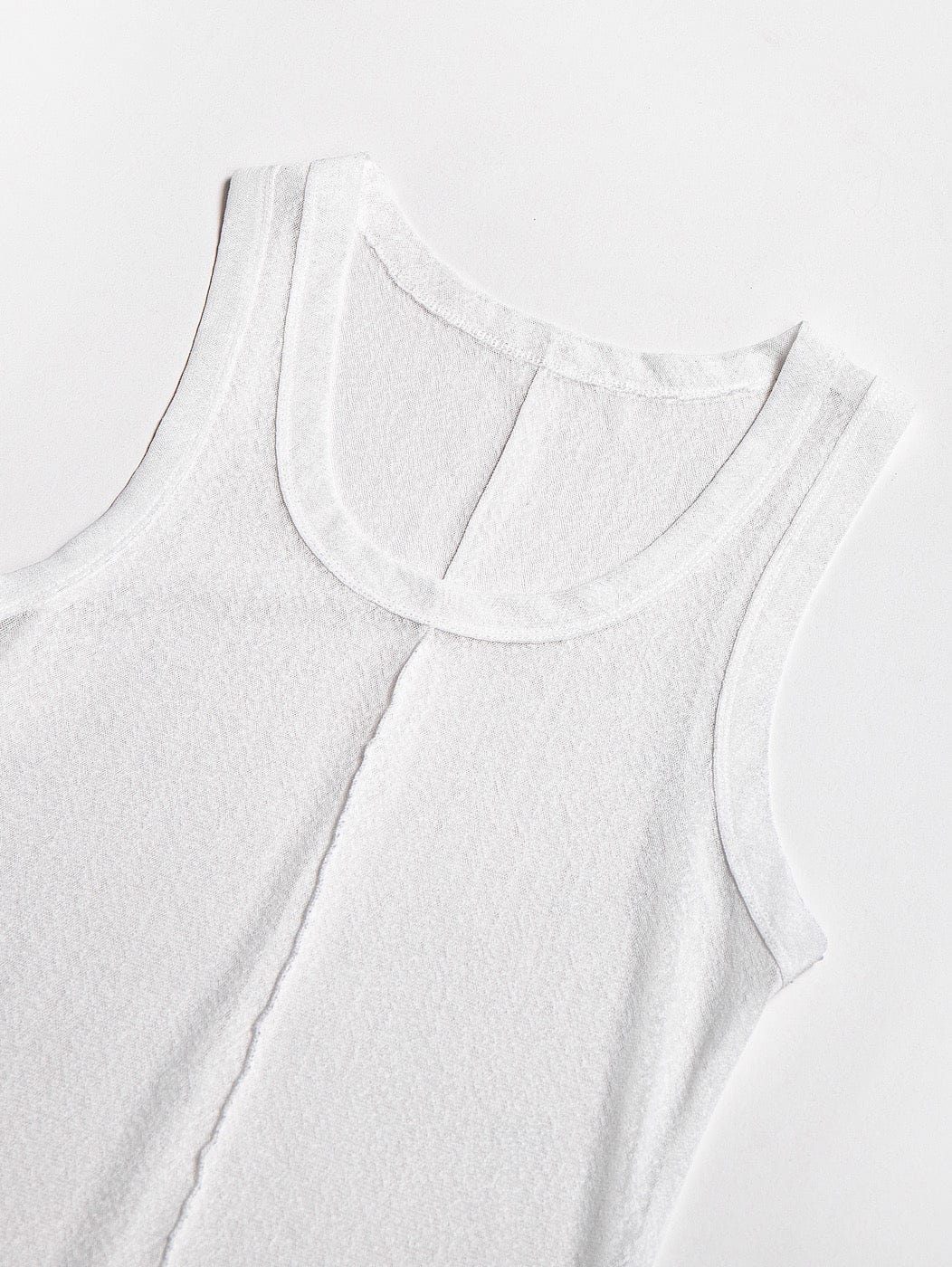 LEONSENSE Fog Tank Top White