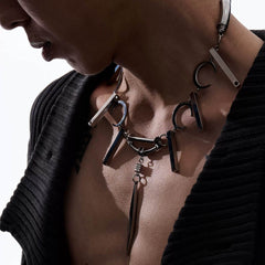 ILLUSORY The Prophet Crescent Necklace