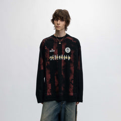 OVDY Retro Distressed Long-Sleeve Jersey