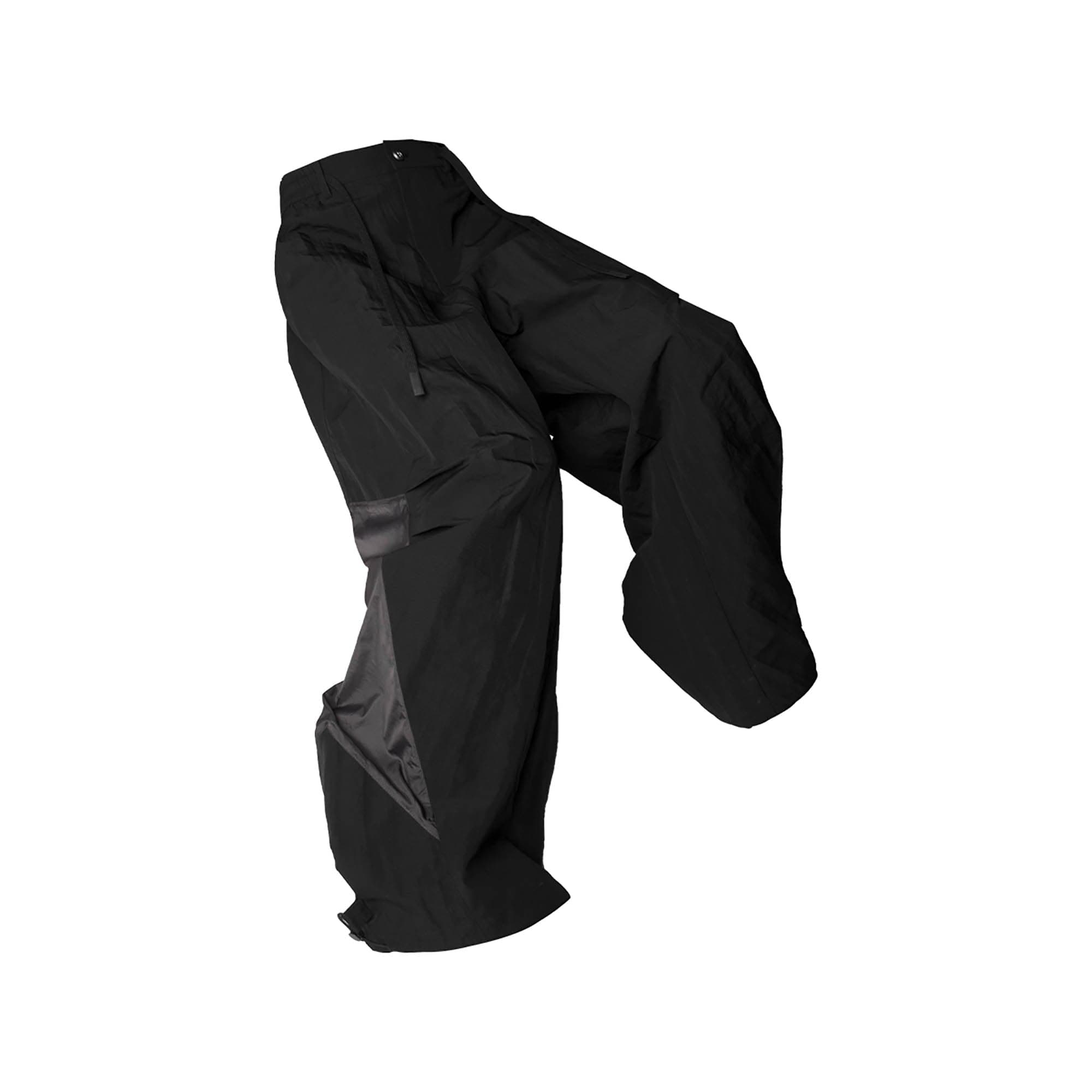 RELABEL Deconstructed Paneled Drawstring Parachute Pants