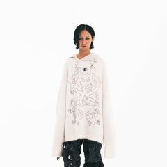 EMBRYO Devil Mohair Bone Turtleneck Sweater
