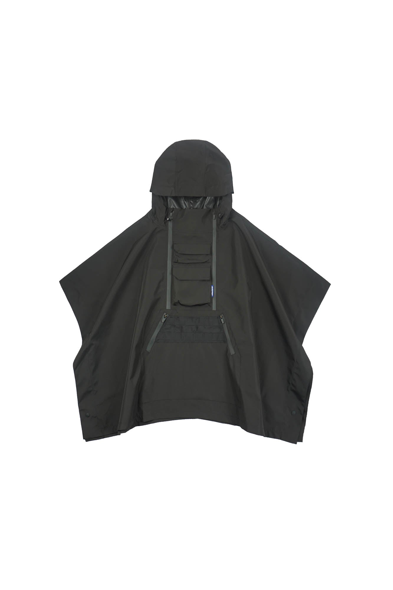 SILENSTORM Multi-Pocket Hooded Poncho Jacket