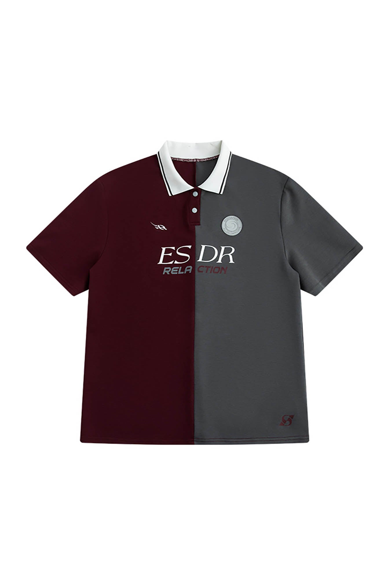 ENSHADOWER Retro Contrast Panel Polo T-Shirt