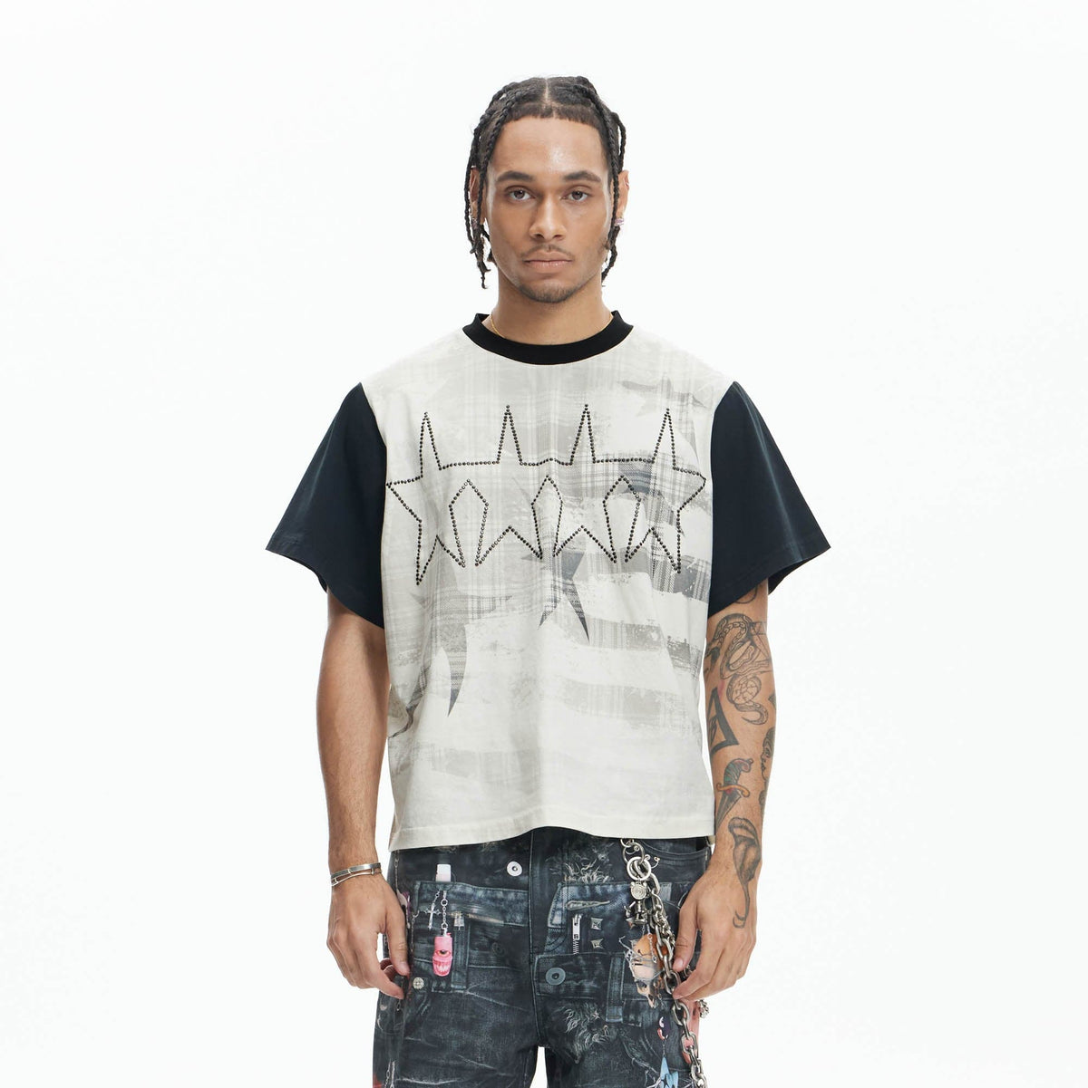 DND4DES Diamond Star Contrast T-Shirt