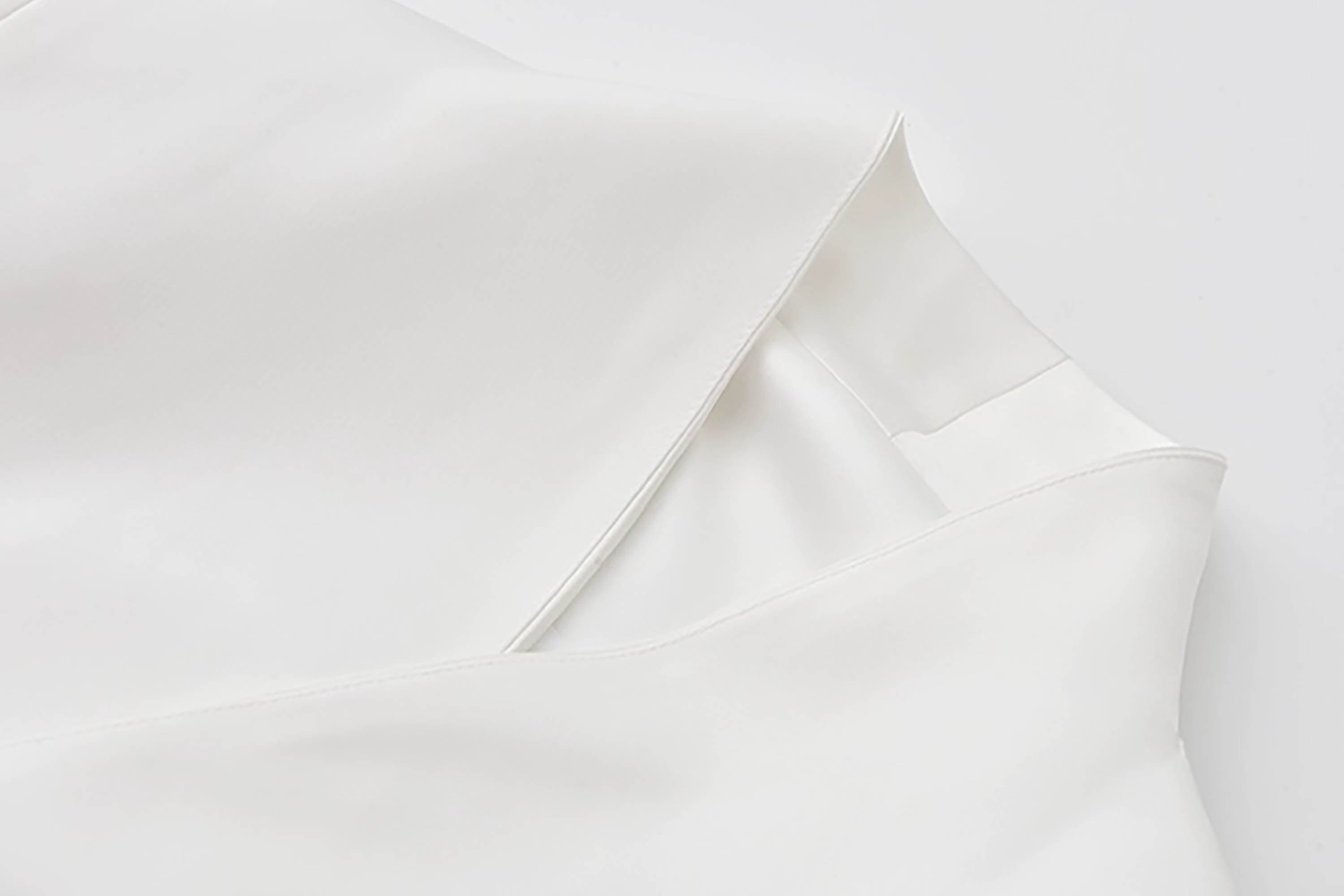 JIECHI Asymmetrical Curved Placket Jacquard Blazer