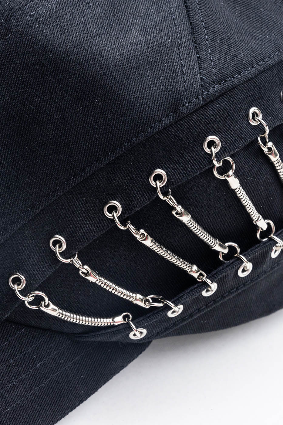 INSIDE OUT Snakebone Clipped Double-Layered Cap